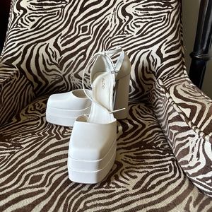 Aldo platform ankle strap